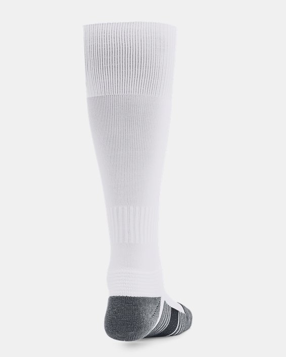 Kids' UA Magnetico Over-The-Calf Socks, White, pdpMainDesktop image number 2
